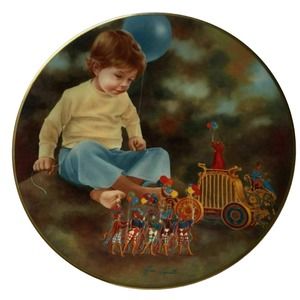 Lynn Lupetti Magic People Fantasy Festival Collector Plate 10.5" VTG USA 1982